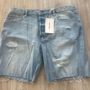FRAME Le Slouch Bermuda Cutoff Short